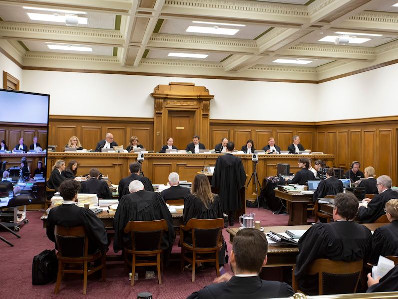 Deuxième audience au Palais de Justice de Winnipeg (Cour d'appel du Manitoba)